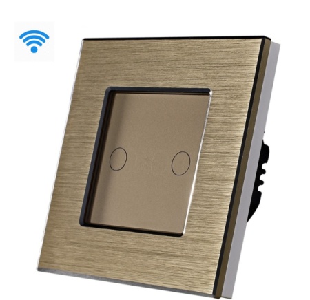 2G Wi-Fi pametni prekidači AL Zlatni (WIFI TOUCH SWITCH)