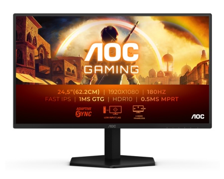 AOC 24.5 inča 25G42E FHD 1920x1080 Fast IPS 180 Hz gaming monitor