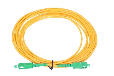 Extralink Patchcord SC/APC-SC/APC, SM, G652D, Simplex, 3.0mm 0.5m