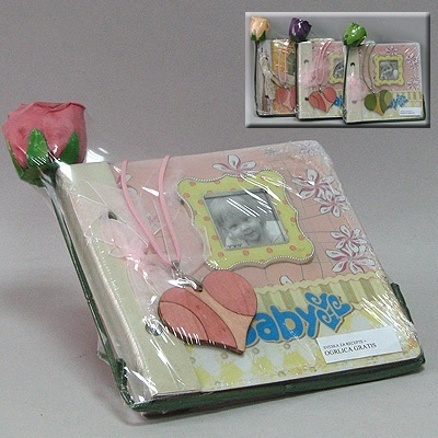 Album set sa ogrlicom dimenzije17x17cm