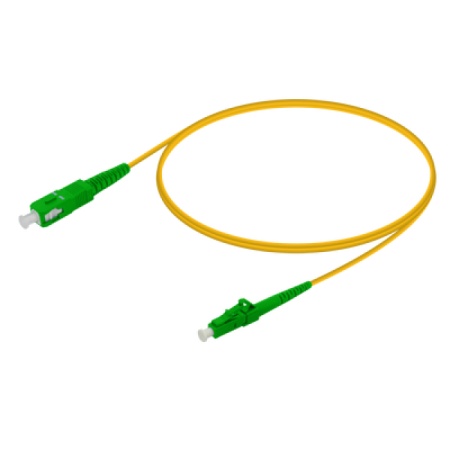 ExeLink patchcord SC/APC-LC/APC Single Mode, Simplex, G652D, 3mm, 5 m