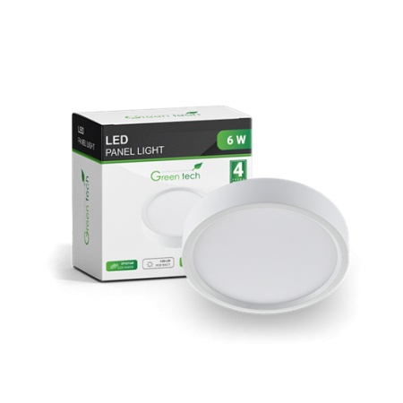 LED PANEL NAD OKR 6W 6500K GREEN TECH