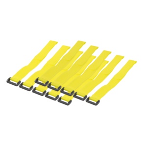 Logilink čičak trakice za vezivanje kablova 300x20mm, 10kom, žuta