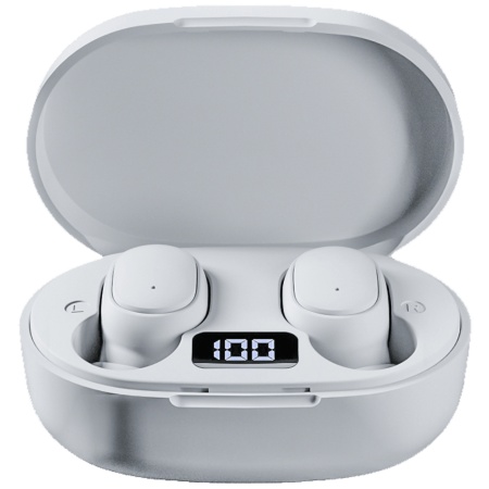 MeanIT Bežične stereo slušalice, Bluetooth v5.1, bele - TWS B60 White