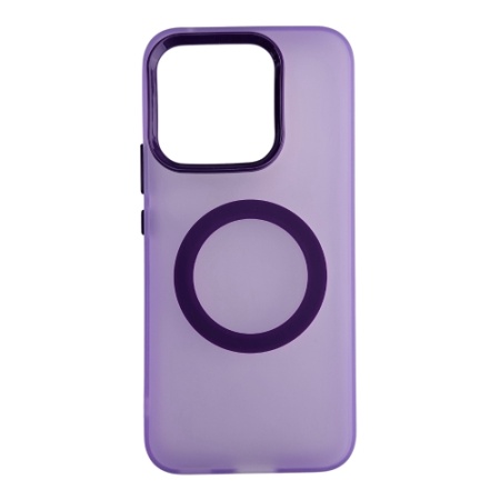 Silikonska futrola Magsafe FLURO COLOR Honor X8C LJUBIČASTA
