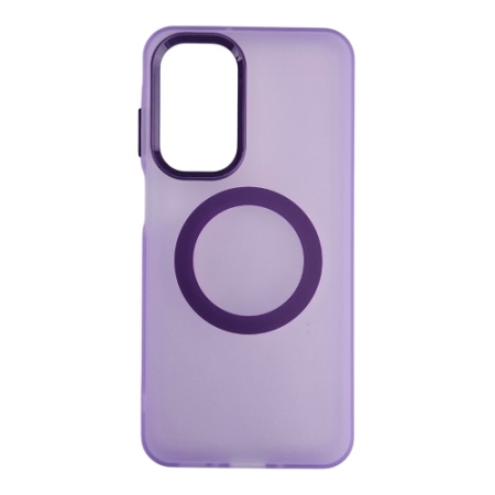 Silikonska futrola Magsafe FLURO COLOR Samsung A26 LJUBIČASTA