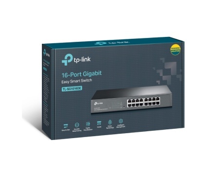 TP-LINK TL-SG1016DE 16-Port Gigabit Desktop/Rackmount Switch metalno kućište