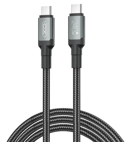 XO Kabl NB-Q264B Type-C na Type-C 240W 2M crni