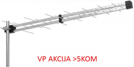 GMB-28EK **Gembird Antena Loga UHF sa F konektorom 28 elemenata, dužina 104cm, dobit 9dB alumini.688