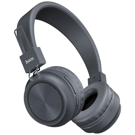 hoco. Bežične stereo slušalice, Bluetooth, do 12h rada, mikrofon - W25 Promise Sive