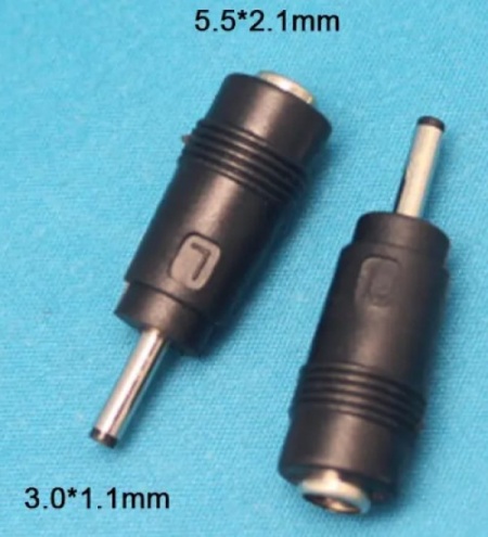 NPC-5.2x2.5mm 3.0x1.1mm DC to DC 20V Connector Black (L) (prodaje se na komad)