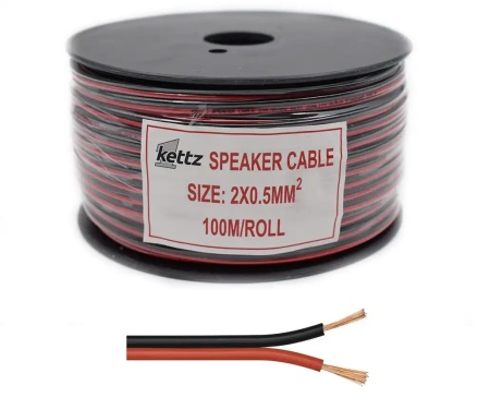 Zvučnički kabl 2x0.50mm Kettz ZK-05 100mROLL