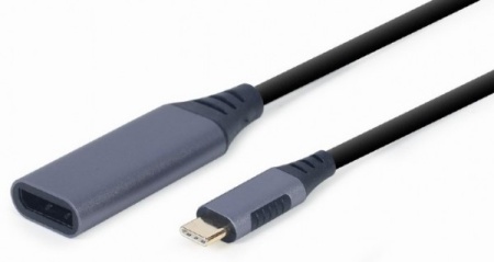 A-USB3C-DPF-01 Gembird USB Type-C to DisplayPort male adapter, space grey A