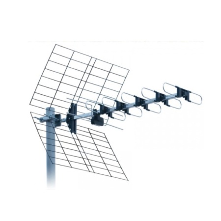 Antena DTX-22F Spoljna 22 elementa, F/B ratio 28db, duzina 81cm UHF/VHF/DVB-T2