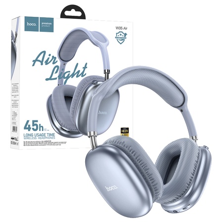 hoco. Bežične stereo slušalice, Bluetooth, do 45h rada, mikrofon - W35 Air Triumph Blue