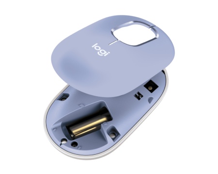 LOGITECH Pop Mouse with Emoji, Lilac miš