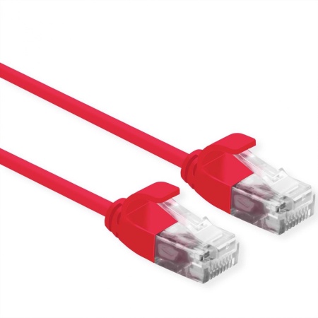 Secomp Roline UTP Data Center PatchCord Cat6A, Slim, LSOH, crveni 1.0m