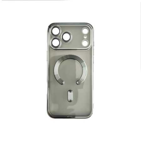 Silikonska futrola Magsafe Iphone 17 Pro SILVER