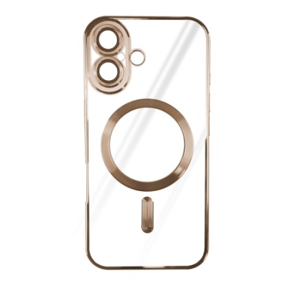 Silikonska futrola Magsafe Iphone 17 ZLATNA