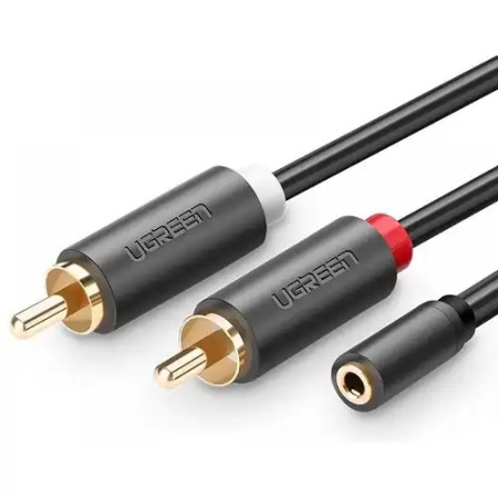 UGREEN AV102 3.5mm F na 2 RCA M. audio kabl 1M
