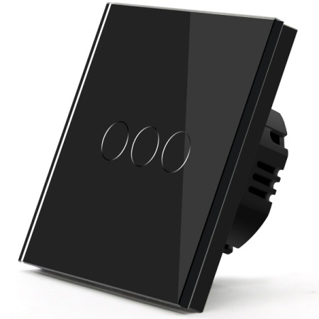 Wi-Fi pametni prekidač 3G TUYA Crni (WIFI TOUCH SWITCH)