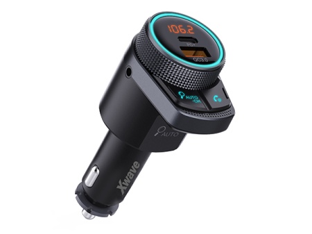 Xwave BT80 FM transmiter za kola,Bluetooth,LCD,mp3,wma,flac,USB,PD20W+QC3.0 brzo punjenje