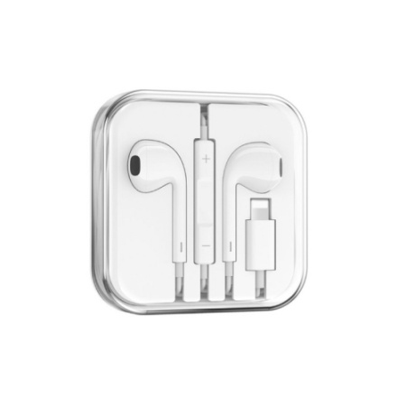 DENMEN DR10 Slušalice- handsfree Lightning BELE