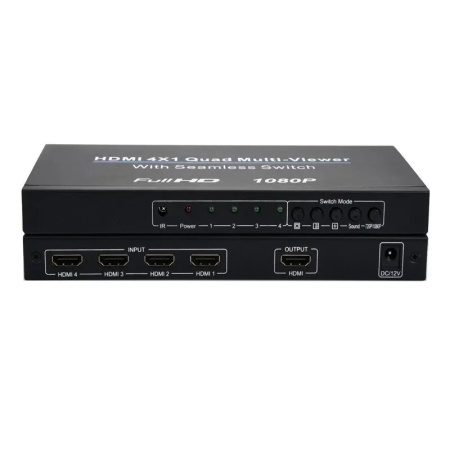Kettz MQ-K400 1080p HDMI 4x1 Quad Multi-viewer
