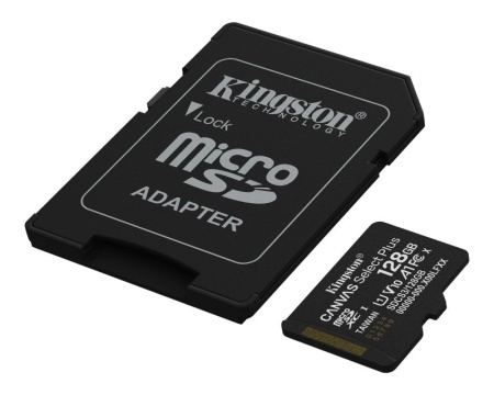 KINGSTON Memorijska kartica U1 V10 SDXC 128GB Canvas Select Plus G3 150R SDCS3/128GB + adapter
