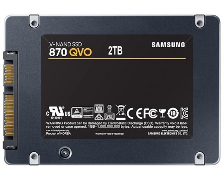 SAMSUNG 2TB 2.5 inča SATA III MZ-77Q2T0BW 870 QVO Series SSD