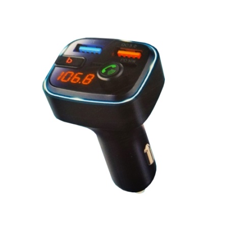 Xwave BT 20 FM transmiter za kola,Bluetooth,LED,USB,3D Surround,USB-TypeC PD30W+QC3.0 brzo punjenje