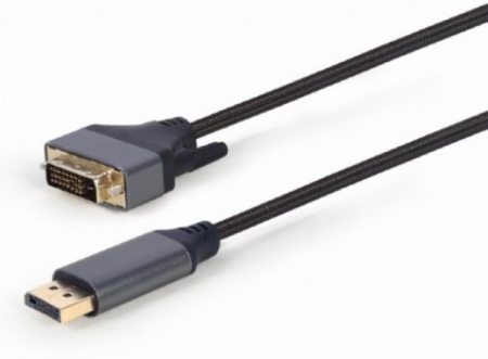 CC-DPM-DVIM-4K-6 *Gembird DisplayPort na DVI digital interface kabl 4K at 30 Hz, Premium Series 1.8m