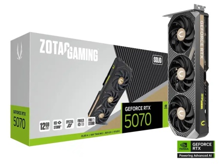 Grafička karta Zotac Gaming Geforce RTX 5070 Solid 12GB DDR7 192 bit 3xDP/HDMI