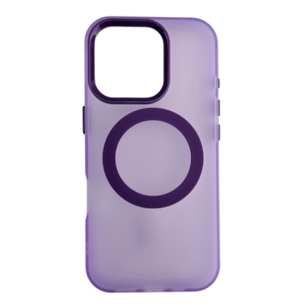 Silikonska futrola Magsafe FLURO COLOR Iphone 17 LJUBIČASTA
