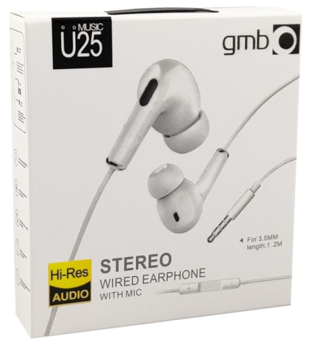 BHP-U25 * Gembird MP3 slusalice sa mikrofonom + volume kontrol (1x3,5mm) ANC (229)