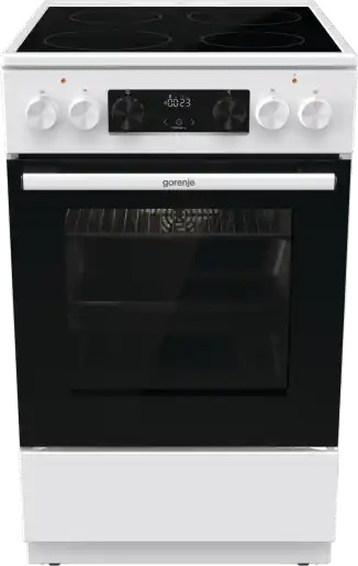 Električni šporet Gorenje GEC5C61WG širina 50cm/keramička ploča/ventilatorska rerna