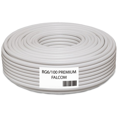 Falcom Koaksijalni kabl RG-6, CCS, 100dB, pak. 100 met. - RG6/100-PREMIUM