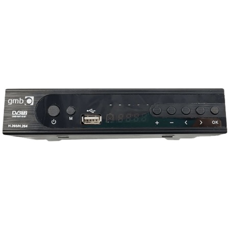 GMB-MAT-818T **DVB-T2 SET TOP BOX USB/HDMI/Scart/RF-out, PVR,Full HD, H265, hdmi-kabl,(1418)