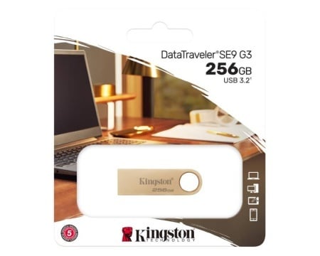 KINGSTON 256GB DataTraveler SE9 G3 USB 3.0 flash DTSE9G3/256GB champagne