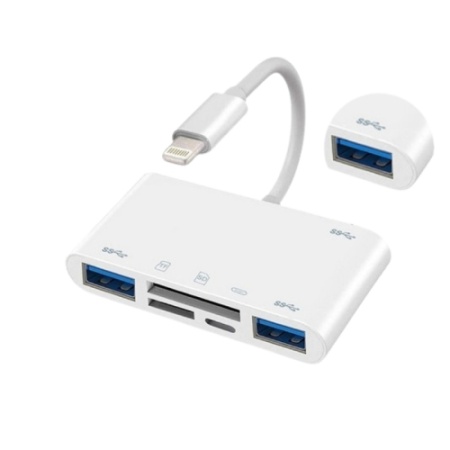 Lighting Čitač kartica 61 2*USB3.0, 1*TF, 1*SD, 1*Lighting