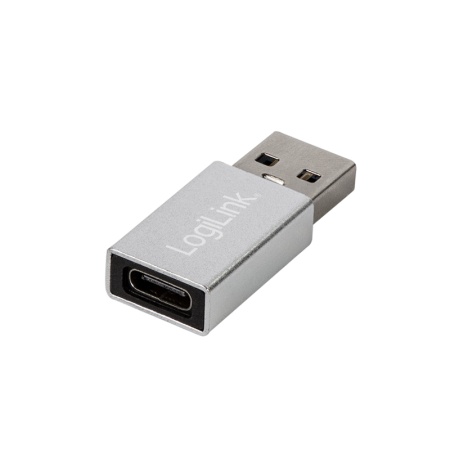 Logilink USB adapter USB-A/M na USB-C/F, srebrni