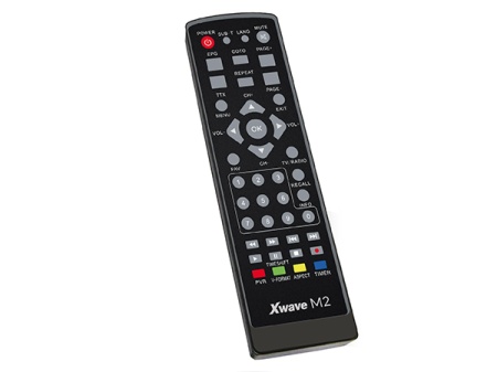 Xwave daljinski upravljač za DVBT-2 M1/M2/M4