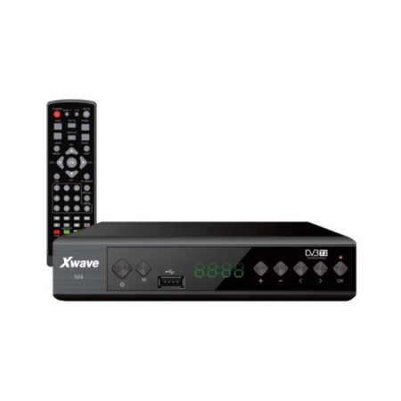 Xwave M4 DVB-T2 Set Top Box,LED,scart,HDMI,USB,media player,metalno kućište