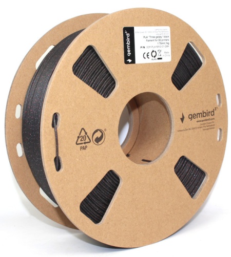 3DP-PLA-MX3-01-GBK *PLA Filament-Three galaxy-za 3D stampac 1.75mm, kotur 1KG Black