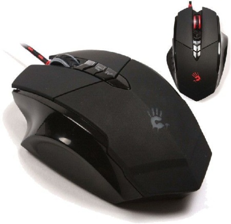 A4-V7M A4Tech Multi-Core Bloody Gun3 Gejmerski opt. mis, 1000Hz/200-3200 Dpi, Black USB 122mm