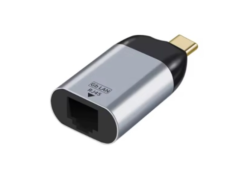 Adapter TIP C na RJ45+Tip C (m/2z)