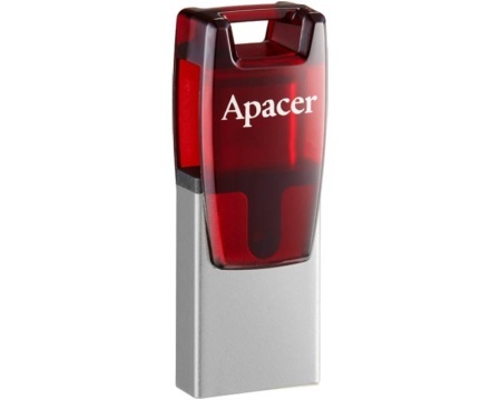 APACER 64GB AH180 USB 3.2 Tip C - USB 3.2 Tip A flash crveni AP64GAH180R-1