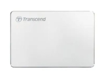 HDD E2.5" Transcend 1TB USB 3.1 TS1TSJ25C3S slim Anti-shock Iron grey
