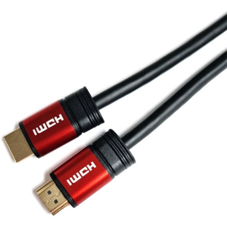 HDMI na HDMI kabl 2.1 RED 24Gold 8K (m/m) 5m