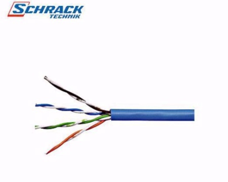 KABAL LAN CAT5E U/UTP SCHRACK HSEKU424P1 305M 4X2XAWG-24 125MHZ PVC PLAVI
